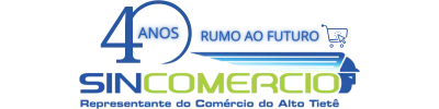 Logo Sincomercio 40 anos